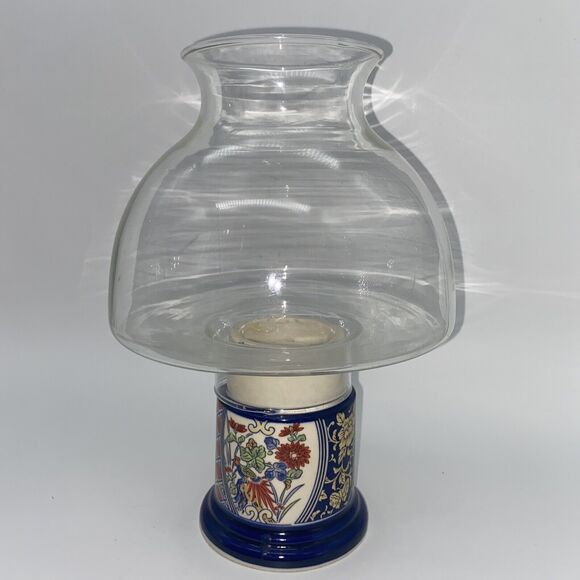 Vintage Gailstyn-Sutton Towle Japanese Votive Candle Holder With Glass Shade 10" - Picture 1 of 8